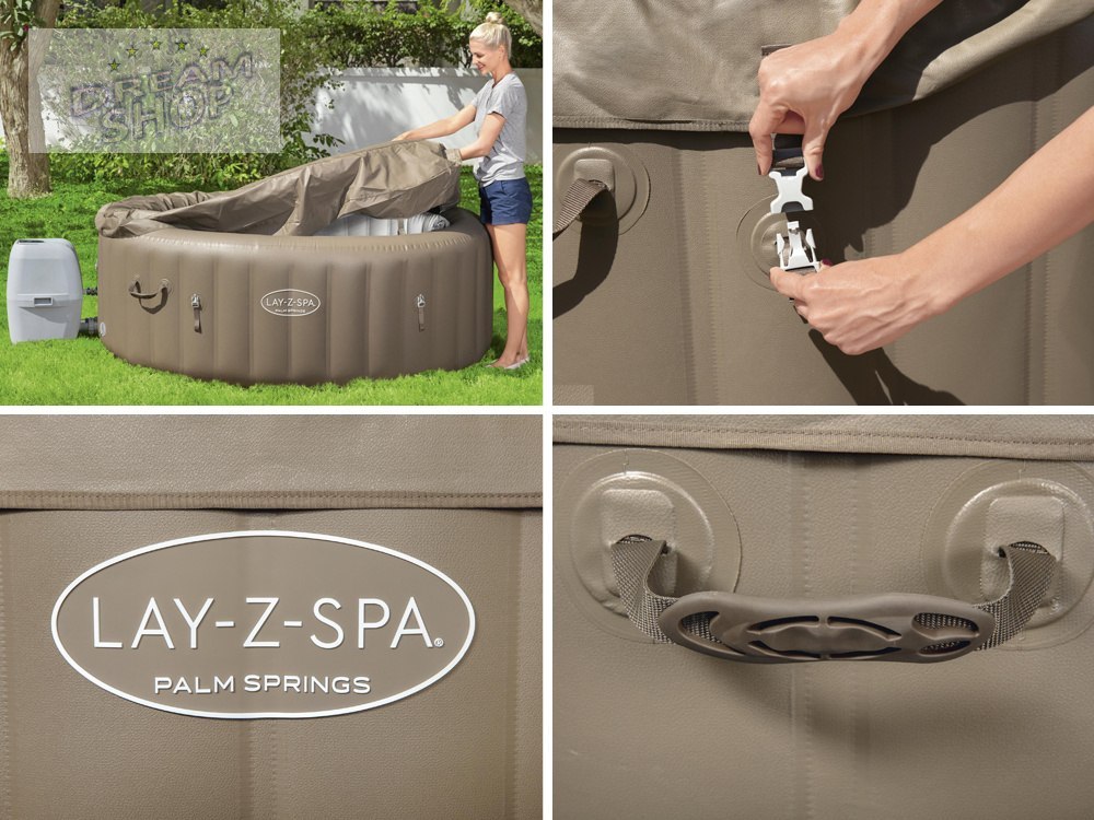 Bestway Lay-Z-Spa Palm Springs jacuzzi 4-6os 60017 Bestway Lay-Z-Spa Palm Springs jacuzzi 4-6os 60017