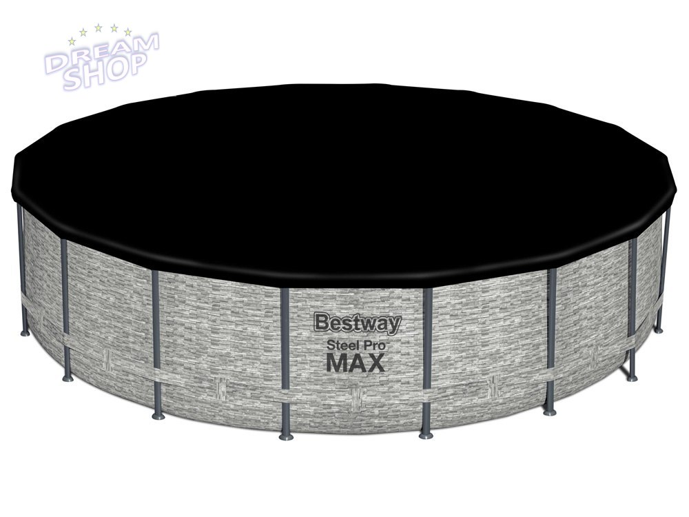 Bestway basen stelażowy 549x122cm 8w1 kamień 5618Y Bestway basen stelażowy 549x122cm 8w1 kamień 5618Y