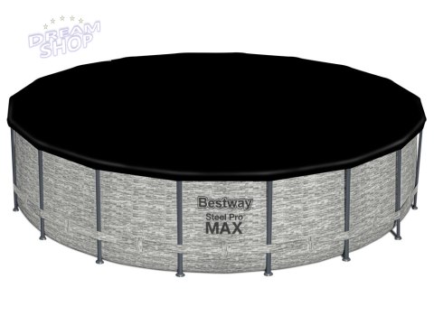 Bestway basen stelażowy 549x122cm 8w1 kamień 5618Y Bestway basen stelażowy 549x122cm 8w1 kamień 5618Y