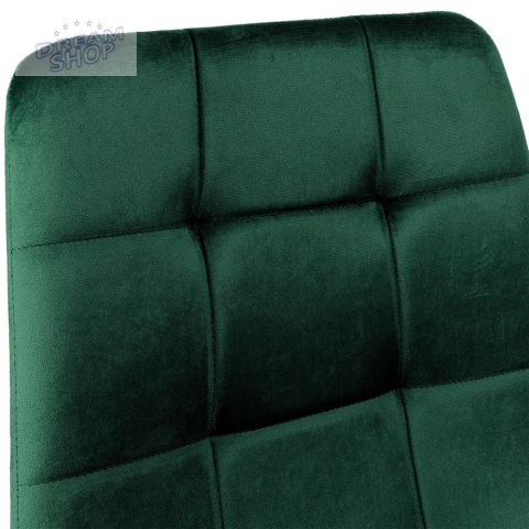 Krzesło aksamitne DENVER velvet Ciemno-Zielone Krzesło aksamitne DENVER velvet Ciemno-Zielone