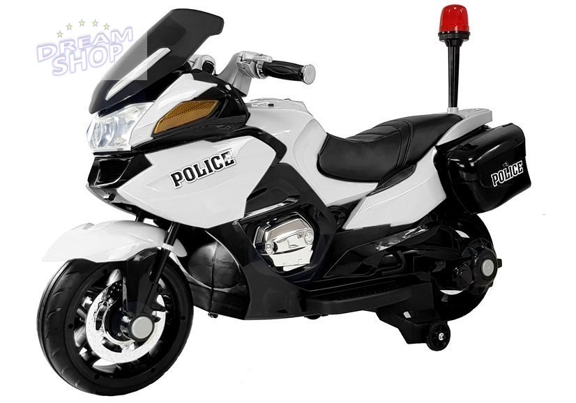 Motor na Akumulator Policja HZB118 Biały Motor na Akumulator Policja HZB118 Biały