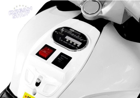 Motor na Akumulator Policja HZB118 Biały Motor na Akumulator Policja HZB118 Biały