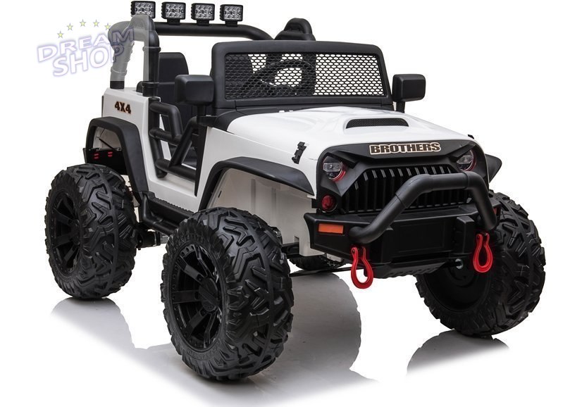 Auto na akumulator Jeep JC666 Biały Auto na akumulator Jeep JC666 Biały