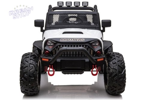 Auto na akumulator Jeep JC666 Biały Auto na akumulator Jeep JC666 Biały