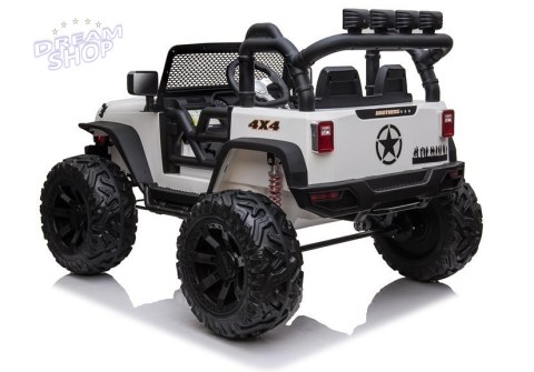 Auto na akumulator Jeep JC666 Biały Auto na akumulator Jeep JC666 Biały