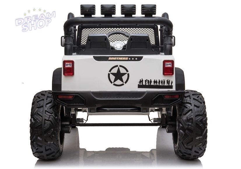 Auto na akumulator Jeep JC666 Biały Auto na akumulator Jeep JC666 Biały
