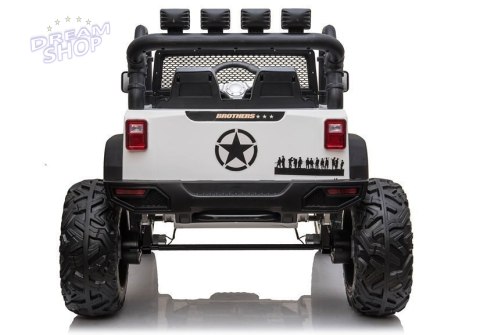 Auto na akumulator Jeep JC666 Biały Auto na akumulator Jeep JC666 Biały