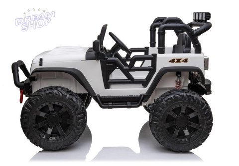 Auto na akumulator Jeep JC666 Biały Auto na akumulator Jeep JC666 Biały