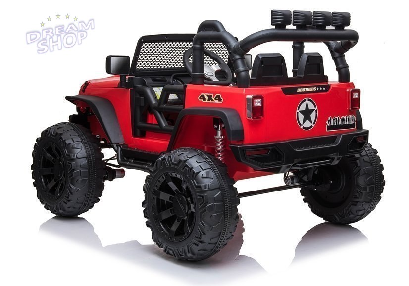 Auto na akumulator Jeep JC666 Czerwony Auto na akumulator Jeep JC666 Czerwony