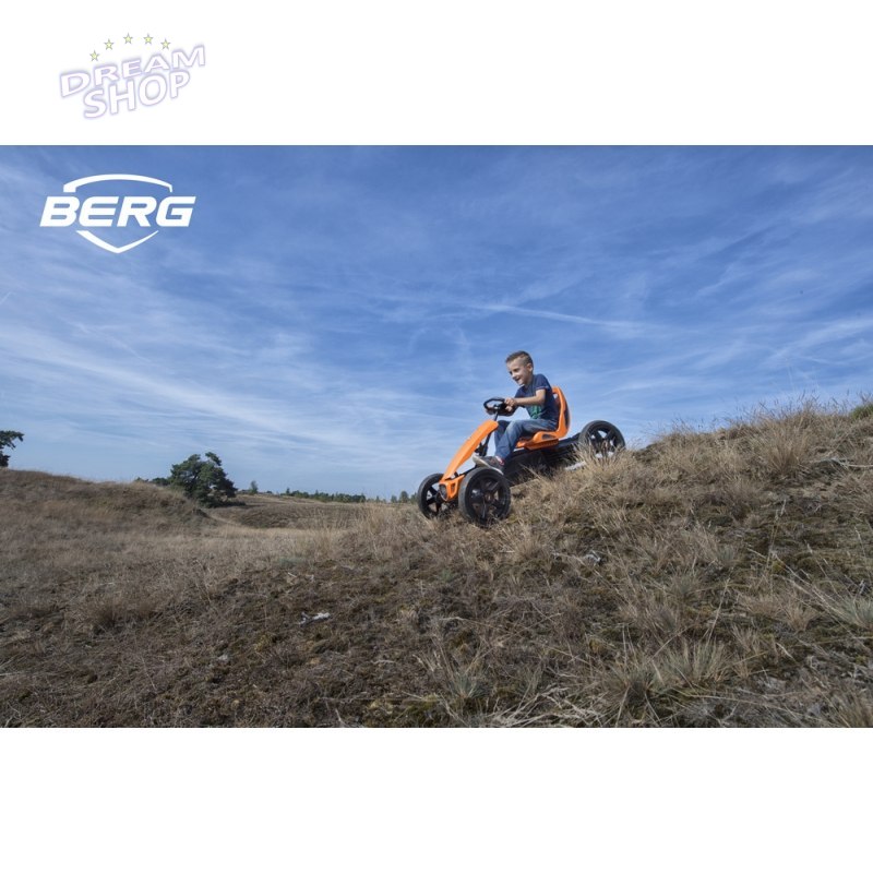 BERG Gokart Na Pedały Rally Pomarańczowy do 60 kg BERG Gokart Na Pedały Rally Pomarańczowy do 60 kg