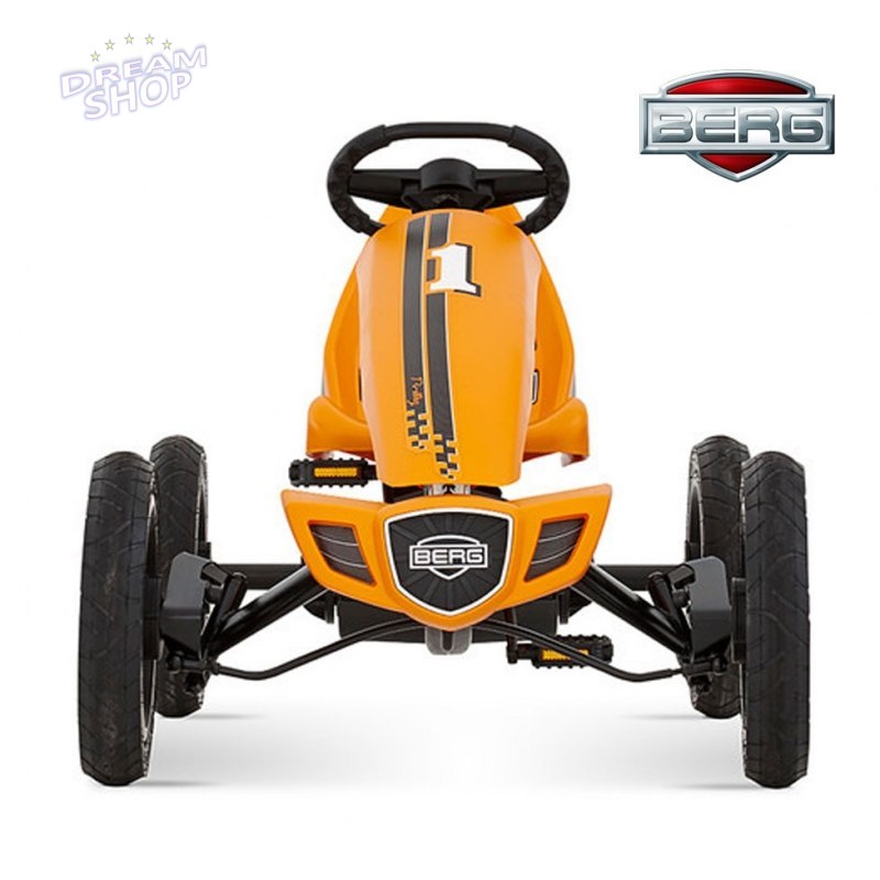 BERG Gokart Na Pedały Rally Pomarańczowy do 60 kg BERG Gokart Na Pedały Rally Pomarańczowy do 60 kg