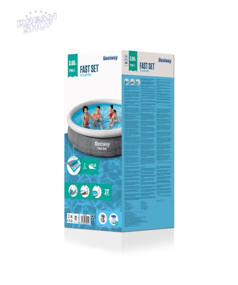 Basen Rozporowy 366 x 76 cm Bestway 57445 Basen Rozporowy 366 x 76 cm Bestway 57445