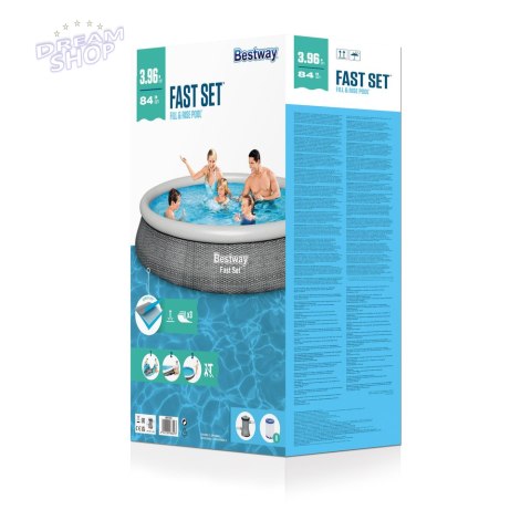 Basen ogrodowy rozporowy 396 x 84 cm Bestway 57376 Basen ogrodowy rozporowy 396 x 84 cm Bestway 57376
