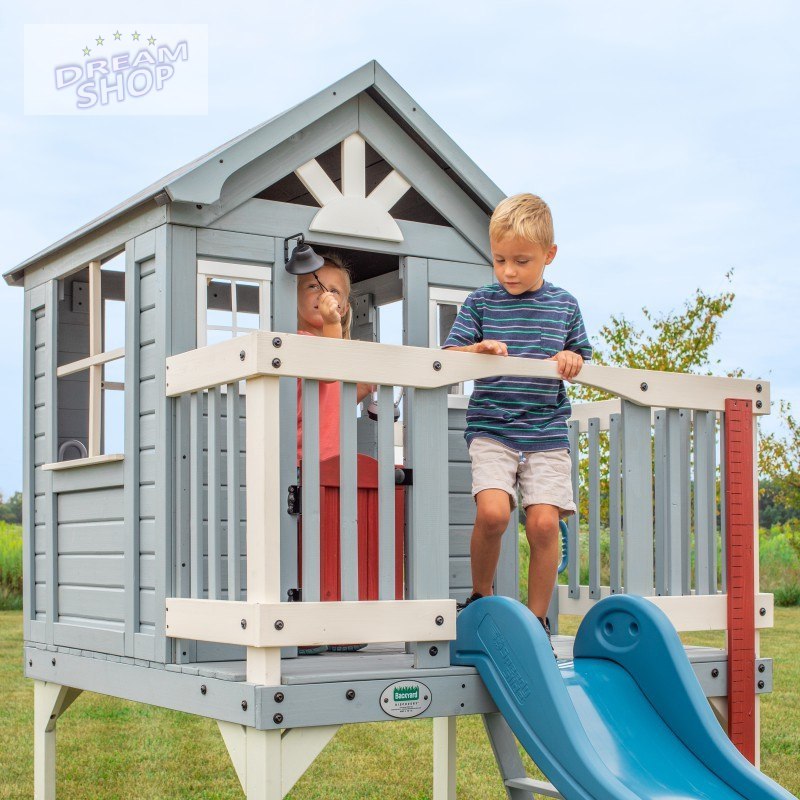 Domek Drewniany Plac Zabaw ze Zjeżdżalnią i Piaskownicą Backyard Discovery Domek Drewniany Plac Zabaw ze Zjeżdżalnią i Piaskownicą Backyard Discovery