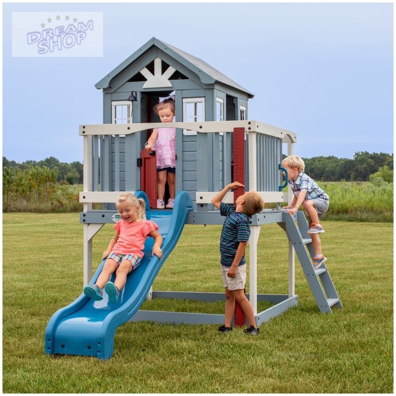Domek Drewniany Plac Zabaw ze Zjeżdżalnią i Piaskownicą Backyard Discovery Domek Drewniany Plac Zabaw ze Zjeżdżalnią i Piaskownicą Backyard Discovery