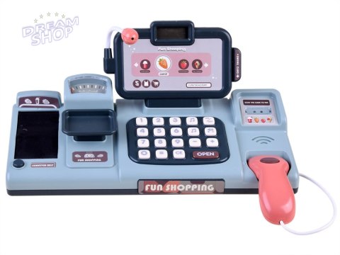 Kasa fiskalna dla dzieci skaner waga smartfon koszyk zabawa w sklep ZA4147 Kasa fiskalna dla dzieci skaner waga smartfon koszyk zabawa w sklep ZA4147
