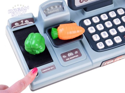 Kasa fiskalna dla dzieci skaner waga smartfon koszyk zabawa w sklep ZA4147 Kasa fiskalna dla dzieci skaner waga smartfon koszyk zabawa w sklep ZA4147