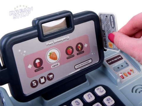 Kasa fiskalna dla dzieci skaner waga smartfon koszyk zabawa w sklep ZA4147 Kasa fiskalna dla dzieci skaner waga smartfon koszyk zabawa w sklep ZA4147