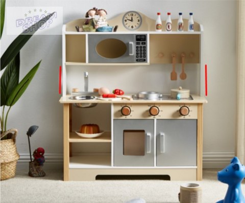 LULILO Kuchnia drewniana MDF Kuketo + akcesoria LULILO Kuchnia drewniana MDF Kuketo + akcesoria