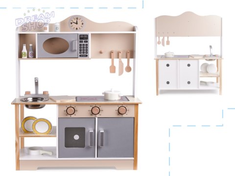 LULILO Kuchnia drewniana MDF Kuketo + akcesoria LULILO Kuchnia drewniana MDF Kuketo + akcesoria