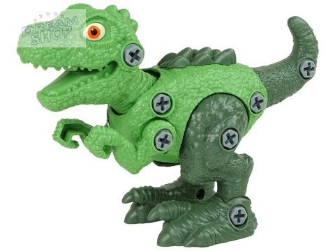 Zestaw Dinozaur Tyranozaur Rex z Jajkiem DIY Śrubokręt Zielony Zestaw Dinozaur Tyranozaur Rex z Jajkiem DIY Śrubokręt Zielony