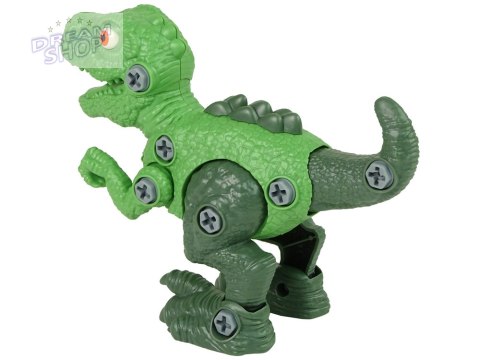 Zestaw Dinozaur Tyranozaur Rex z Jajkiem DIY Śrubokręt Zielony Zestaw Dinozaur Tyranozaur Rex z Jajkiem DIY Śrubokręt Zielony