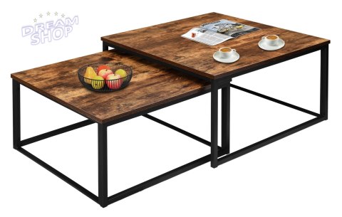 Zestaw stolików loftowych VELEN loft Zestaw stolików loftowych VELEN loft