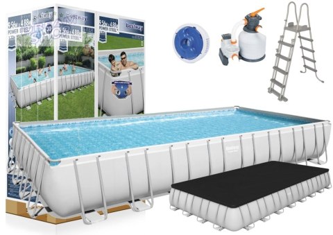 Basen Ogrodowy Stelażowy 956 x 488 x 132 cm Bestway 56623 Basen Ogrodowy Stelażowy 956 x 488 x 132 cm Bestway 56623