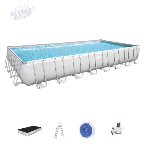 Basen Ogrodowy Stelażowy 956 x 488 x 132 cm Bestway 56623 Basen Ogrodowy Stelażowy 956 x 488 x 132 cm Bestway 56623