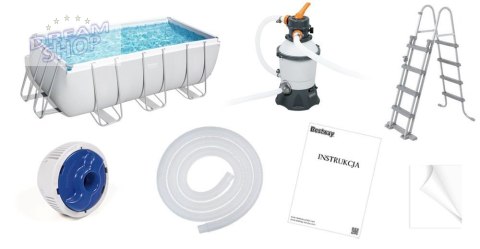 Bestway Basen stelażowy 412x201x122cm 10w1 56457 Bestway Basen stelażowy 412x201x122cm 10w1 56457