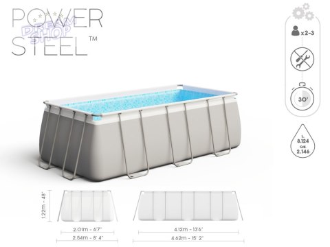 Bestway Basen stelażowy 412x201x122cm 10w1 56457 Bestway Basen stelażowy 412x201x122cm 10w1 56457