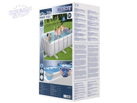 Bestway Basen stelażowy 412x201x122cm 10w1 56457 Bestway Basen stelażowy 412x201x122cm 10w1 56457
