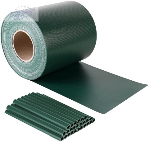 Taśma ogrodzeniowa 19 cm x 35 m zielona Taśma ogrodzeniowa 19 cm x 35 m zielona