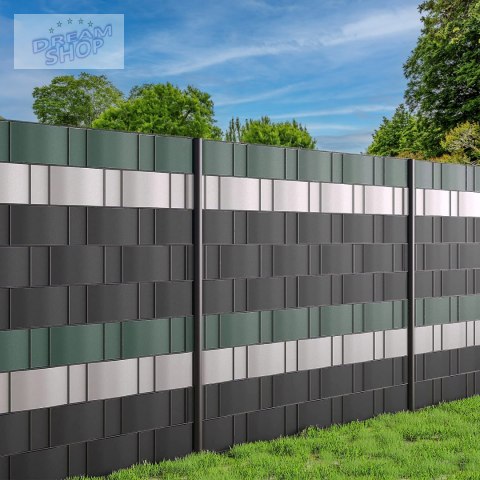 Taśma ogrodzeniowa 19 cm x 35 m zielona Taśma ogrodzeniowa 19 cm x 35 m zielona