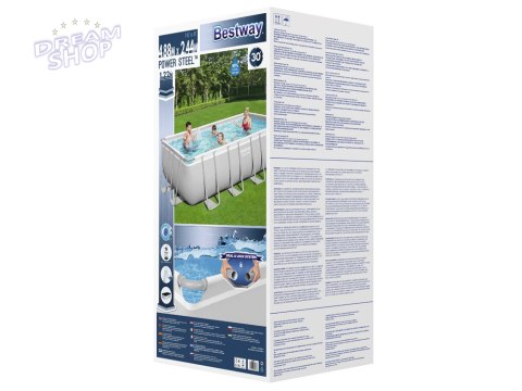 Bestway Basen STELAŻOWY 488x244x122cm 9w1 56671 Bestway Basen STELAŻOWY 488x244x122cm 9w1 56671