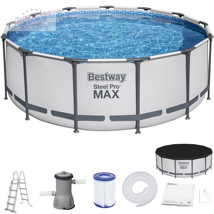 Bestway basen stelażowy 396x122cm 8w1 5618W Bestway basen stelażowy 396x122cm 8w1 5618W