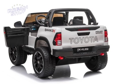 Auto na Akumulator Toyota Hilux Biały Auto na Akumulator Toyota Hilux Biały