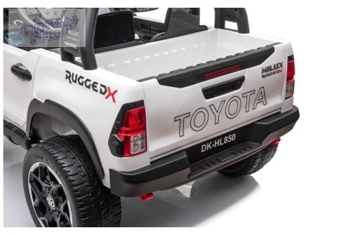 Auto na Akumulator Toyota Hilux Biały Auto na Akumulator Toyota Hilux Biały