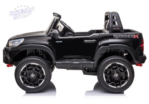 Auto na Akumulator Toyota Hilux Czarny Lakierowany Auto na Akumulator Toyota Hilux Czarny Lakierowany