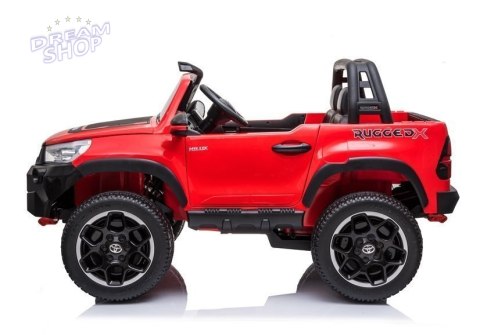 Auto na Akumulator Toyota Hilux Czerwony Lakierowany Auto na Akumulator Toyota Hilux Czerwony Lakierowany