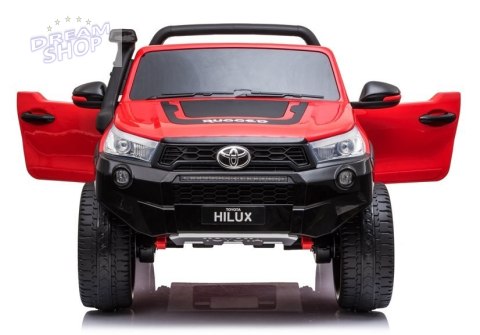 Auto na Akumulator Toyota Hilux Czerwony Lakierowany Auto na Akumulator Toyota Hilux Czerwony Lakierowany