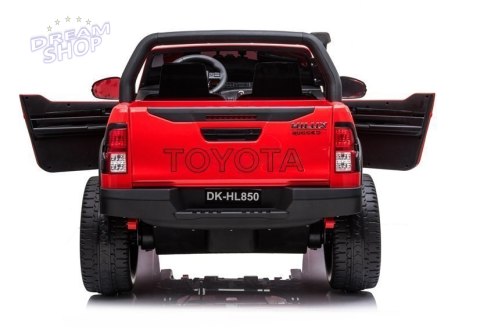 Auto na Akumulator Toyota Hilux Czerwony Lakierowany Auto na Akumulator Toyota Hilux Czerwony Lakierowany