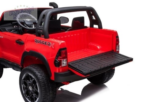 Auto na Akumulator Toyota Hilux Czerwony Lakierowany Auto na Akumulator Toyota Hilux Czerwony Lakierowany