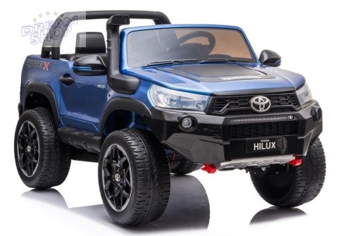 Auto na Akumulator Toyota Hilux Niebieski Lakierowany Auto na Akumulator Toyota Hilux Niebieski Lakierowany