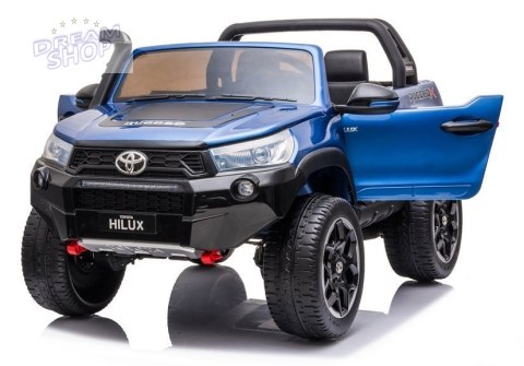 Auto na Akumulator Toyota Hilux Niebieski Lakierowany Auto na Akumulator Toyota Hilux Niebieski Lakierowany