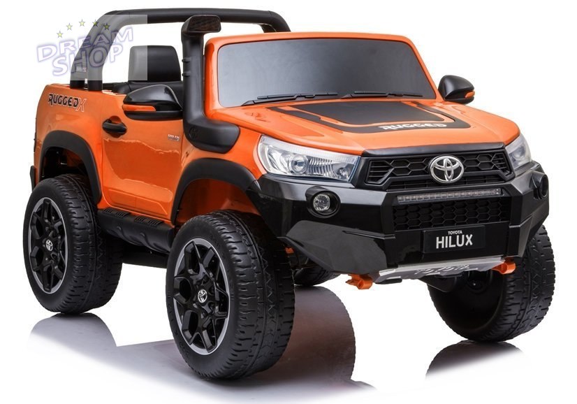 Auto na Akumulator Toyota Hilux Pomarańczowy Lakierowany Auto na Akumulator Toyota Hilux Pomarańczowy Lakierowany