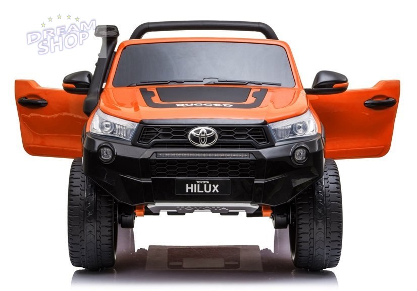 Auto na Akumulator Toyota Hilux Pomarańczowy Lakierowany Auto na Akumulator Toyota Hilux Pomarańczowy Lakierowany