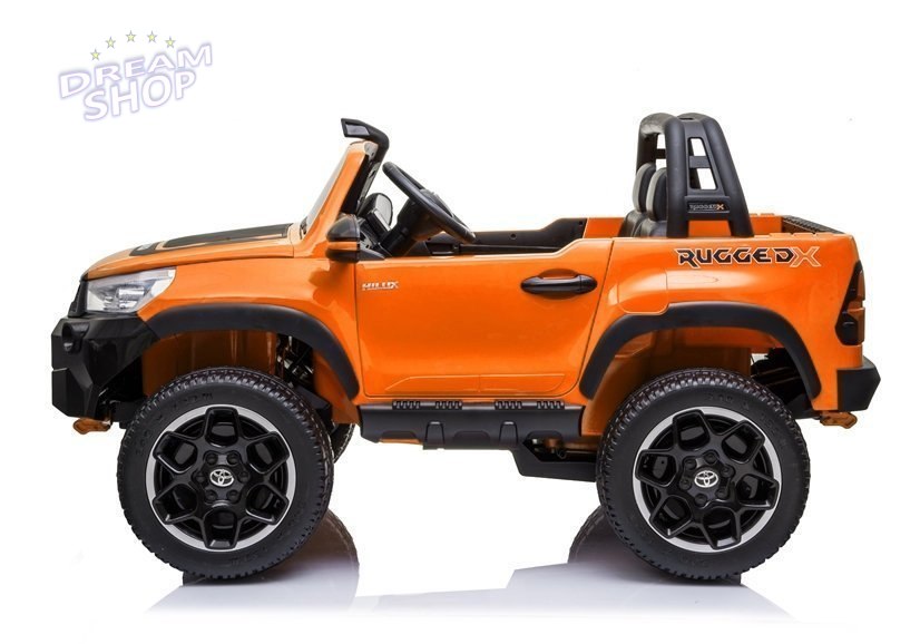 Auto na Akumulator Toyota Hilux Pomarańczowy Lakierowany Auto na Akumulator Toyota Hilux Pomarańczowy Lakierowany