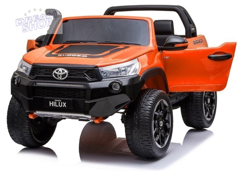 Auto na Akumulator Toyota Hilux Pomarańczowy Lakierowany Auto na Akumulator Toyota Hilux Pomarańczowy Lakierowany