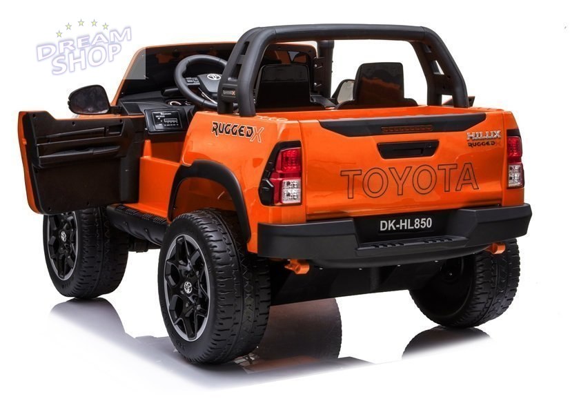 Auto na Akumulator Toyota Hilux Pomarańczowy Lakierowany Auto na Akumulator Toyota Hilux Pomarańczowy Lakierowany